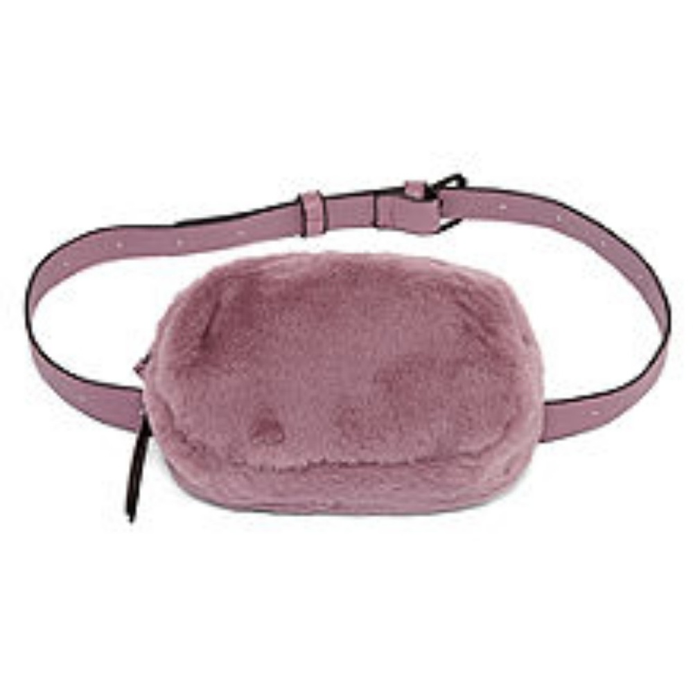 T-Shirt & Jeans Faux Fur Belt Bag